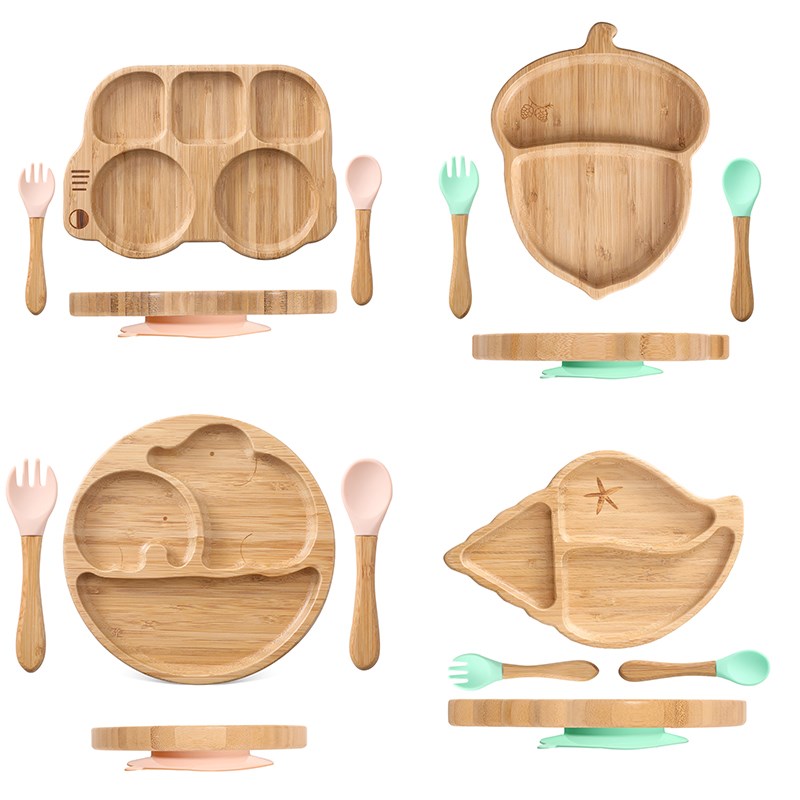 Baby Food Menu - Juego de vajilla de alimentación para