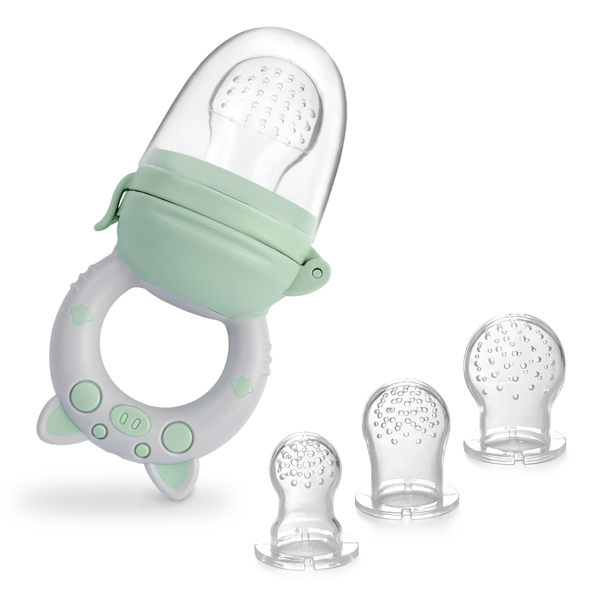 Baby Food Vegetables - Set de 4 Alimentadores de Silicona
