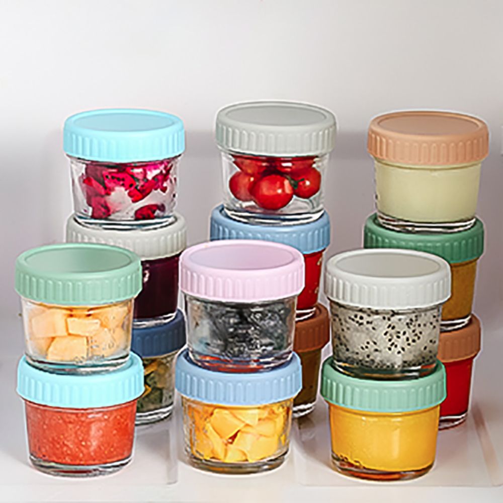 Juego de 6 Frascos de Vidrio p - Baby Food Jars With Lids reseña y precio