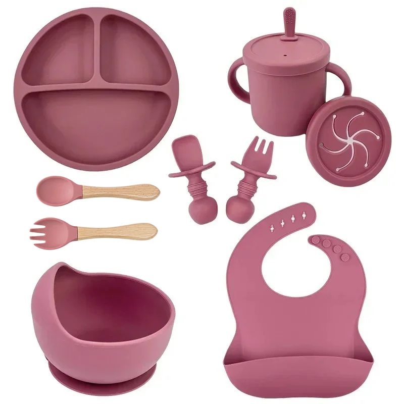 Juego de platos de silicona de - Baby Food Menu reseña y precio