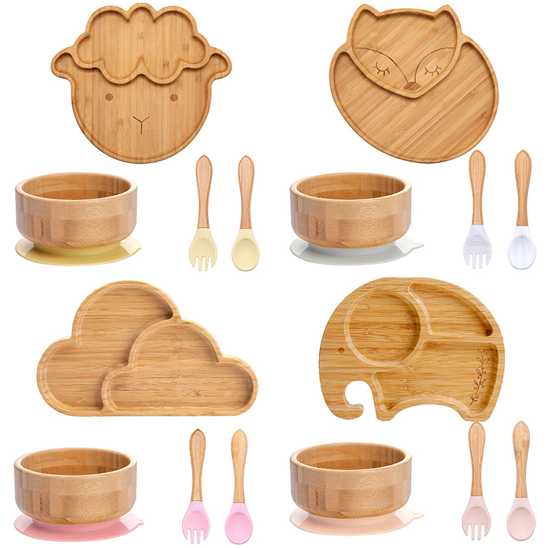 Vajilla de 4 piezas para niños - Baby Food Menu reseña y precio
