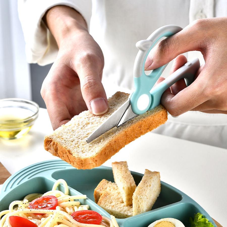 Tijeras auxiliares para alimen - Baby Food Scissors reseña y precio